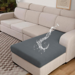 100% veekindel diivanipadi katted, L kuju Chaise Cover, Stretch Seat Covers for Sectional Sofa, Reversible Diivan Slipcovers lastele, lemmikloomadele, pestav (Chaise Cover, Hall)