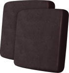 ANARACHON Nahk Look Diivan Padi katab Diivan Seat Covers Sets m&ouml;&ouml;bli kaitsja sektsiooni Chair Loveseat Pet lapsed Stretch Spandex kangas (2 padjad Diivan Chocolate)