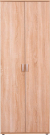 Inter Link, mitmeotstarbeline kapp, luudakapp, koristuskapp, kodukapp, 2 ust, 3 riiulit, laius: 70 cm, s&uuml;gavus: 34 cm, k&otilde;rgus: 190 cm, Gallo HHS, Sonoma Tammepuu