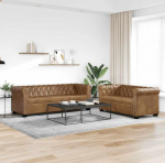 Hommdiy Chesterfield diivanid 2-kohaline ja 3-kohaline pruun