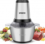 Chopper 600 W 2 L Stainless Steel Bowl Multi Chopper 2 Speed Levels Chopper Kitchen Electric 4 Blades for Vegetables Garlic