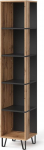 Vicco Amber Oak Wotan raamaturiiul 36 x 186,6 cm koos lisatagavararuumiga