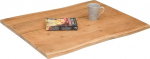 SAM Tom puidust lauaplaat, 80 x 60 cm, tahke akaatsiapuidust lauaplaat + tamme v&auml;rvi, servaplaat DIY jaoks, sobib t&ouml;&ouml;laudadele, laudadele ja aknalaudadele