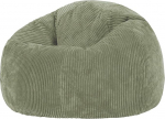 Icon Kingston Kingston Corduroy Beanbag t&auml;iskasvanutele, Salvei roheline, Beanbag tool koos t&auml;idisega, Lounge tugitool, Lounge tool, magamistoa/elutoa m&ouml;&ouml;bel