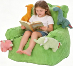 Generisch Laste Bean Bag, Beebitool koos t&auml;idisega, poiste ja t&uuml;drukute, lugemistool, hubane laisk Bean Bag, diivan koos kotiga m&auml;ngutuppa, Bean Bags for Cuddly Corner lastetoas