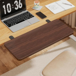 Verstellbare Tastaturablage unter dem Schreibtisch, zum Festklemmen auf Tastaturverl&auml;ngerung, Plattform, faltbare Tastaturablage f&uuml;r B&uuml;rotische, ergonomische, platzsparende L&ouml;sung, kompatibel mit den