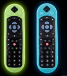 Silikoonist nahakate Remote Sky Q Touch ja Non-Touch Sky Glass ja Stream jaoks, libisemiskindel kaitsekate koos kaotamisvastase paelaga (2 Pack)