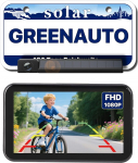 P&auml;ikesep&otilde;hine traadita digitaalne tagurduskaamera komplekt, 5-tolline 1080P monitor toetab 2 tagurduskaamerat, 6000 mAh aku 3 minutit DIY paigaldust IP69K veekindel, parkimisabi autole, veoautole, kaubikule