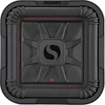 KICKER L7T102 | 25 cm (10') ruudukujuline subwoofer - 1000/500 Watt MAX/RMS | 2 x 2 Ohm topeltk&otilde;rvaline m&auml;his