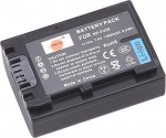 DSTE Replacement Li-ion Battery Compatible with NP-FV50 and Sony HDR-CX220, HDR-CX230, HDR-CX290, HDR-CX330, HDR-CX380, HDR-CX430V, HDR-CX900, HDR-CX260V, HDR-CX580V, HDR-CX760V, HDR-PJ2000 Camera