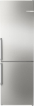 Bosch KGN36VIBT Series 4 k&uuml;lmik-pagasikapp, 186 x 60 cm, 218 l jahutus- ja 103 l s&uuml;gavk&uuml;lmik, harjatud terasest, s&otilde;rmej&auml;lgede vastane, NoFrost, VitaFresh XXL pikema v&auml;rskuse tagamiseks, pudeliriiuliga.