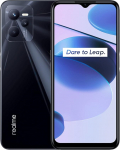 realme C35 4g nutitelefon 4+64, 50 MP AI kolmekordne kaamera, 16,7 cm (6,6 tolli) FHD t&auml;isekraan, 8,1 mm &uuml;li&otilde;huke d&uuml;naamiline helendav disain, tugev 5000 mAh aku, helendav must