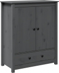 vidaXL Highboard Sideboard kapp K&uuml;lgkapp K&uuml;lgkapp Mitmeotstarbeline kapp K&otilde;rge kapp Seisev kapp Hall 83 x 41,5 x 100 cm Massiivne m&auml;nnipuit
