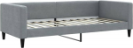 vidaXL p&auml;evavoodi, k&uuml;lalisvoodi, 2-in-1, diivanvoodi magamistuppa, elutuppa, diivanvoodi, kaasaegne disain, helehall, 90 x 200 cm kangas