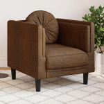 KOIECETA tugitool polsterdatud tool pehmendusega Recliner tool diivan elutuppa Lounge tool TV tool polsterdatud diivan Modern Brown Velvet