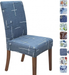 SPRINGRICO s&ouml;&ouml;gitooli kate, Spandex Strechy toolikatted, Parson Seat Covers, eemaldatavad toolikatted, pestav istme kaitsja, hallid toolikatted peole, tseremooniale (1 komplekt, STYLE03)