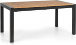 blumfeldt Menorca Expand laiendatav aialaud, alumiinium/plastist puiduimitatsioon, pulberv&auml;rvitud, reguleeritavad jalad, lauapind max. 213 x 95 cm, hele teak