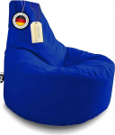 PATCH HOME Gamer Chair Bean Bag - 2 suurust - 25 v&auml;rvi XL - 75 cm l&auml;bim&otilde;&otilde;t, 30 cm istme k&otilde;rgus, 80 cm k&otilde;rgus Sinine
