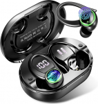 2026 Bluetooth Kopfh&ouml;rer, Kopfh&ouml;rer Kabellos Bluetooth 5.4 Sport tiefer Bass, 56 std Spielzeit In Ear Kopfh&ouml;rer mit 4 ENC Noise Cancelling Mic, IP7 Wasserdicht Ohrh&ouml;rer LED-Anzeige f&uuml;r Studium, Arbeit