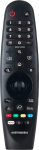VINABTY AKB75855503-MR20GA TV kaugjuhtimispuldi AKB75855503 MR20GA IR asenduskaugjuhtimispult sobib LG TV AKB75855503 MR20GA UN8 UN85 UN804 UN74 UN73 UN7 kaugjuhtimispulti, must