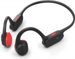 Philips TAA5608BK/00 Kabelloser Open-Ear-Sportkopfh&ouml;rer|Knochenleitung|Bluetooth LE Audio & LC3|IPX5 wasserbest&auml;ndig|6 tunni Wiedergabe|LED-Sicherheitsleuchten|Mikrofon|Tasche|USB-C-Kabel|Schwarz