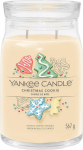 Yankee Candle Signature l&otilde;hnak&uuml;&uuml;nal Suur k&uuml;&uuml;nal pika p&otilde;lemisajaga "Christmas Cookie" Sojavaha segu
