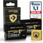 PATONA Protect EN-EL15c aku (2 x 2600 mAh) koos NTC-anduriga ja V1 kaitsekorpusega - &uuml;hildub Nikon 1 V1 Z5 Z6 Zf Z6II Z6III Z7 Z7II Z8 D800 D850 D7000 D7100 D7200 D7500