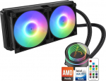 Dracaena 240mm AIO protsessorijahuti, 240mm jahuti, lekkekindel tehnoloogia, k&otilde;rge vooluhulgaga pump, RGB vedelikjahutuss&uuml;steem AMD Ryzen / Intel LGA 1700*/1200/115X jaoks