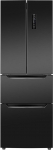 Bomann&reg; Fridge with Freezer | No-Frost Freezer | 186 cm Fridge | 39 dB | Cool Freezer Combination with MultiAirflow | 320 L | Cool Freezer Combination No-Frost | KG 7361 Black-inox