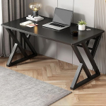 Industrieller Computertisch f&uuml;r Heimb&uuml;ro, moderner Gaming-Schreibtisch aus Holz, Chefarbeitsplatz f&uuml;r Studium und Schreiben, Konferenztisch, ergonoomisches Design, M&ouml;bel