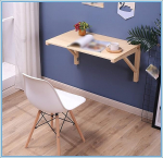 Wandtisch Moderner und minimalistischer Wandtisch, Klapptisch aus Holz, Klapptisch zur Wandmontage, schwebender Arbeitsplatz, f&uuml;r Zuhause, B&uuml;ro, Studium