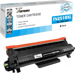 TN2510XL TN-2510XL &uuml;hilduv toonerikassett must suure mahutavusega Brother printerile HL-L2400DW L2400DWE L2445DW L2447DW DCP-L2620DW L2627DW L2627DWXL L2660DW MFC-L2800DW L2827DW L2827DW L2827DW L2800DW 35DW