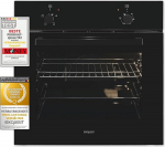 Exquisit Built-in Oven EBE255-020 Black Energy Efficiency Class A 59.0 L Cooking Space Built-in Oven 60 cm