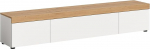xonox.home Ruda elutuba Lowboard sahtli kapp Sideboard Suur TV kapp TV kapp Valge Artisan Tamm ca. 180 x 34 x 33 cm