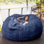 IJNBHU Bean Bag Chair Cover, Giant Fur Bean Bag, Diivan Cover, Extra Large Washable Bean Bag Cover for Children, Bean Bag Cover Without Filling (v&auml;rv 7, suurus: 1.83 M)