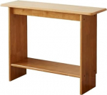 Konsoollaud, puidust sissep&auml;&auml;sulaud, kitsas diivanilaud, diivani taga olev kaasaegne akentilaud, esiku laud fuajeesse, elutuppa (naturaalne, 100 x 20 x 75 cm)