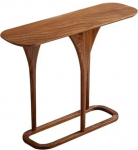 Konsolentisch, Eingangstisch aus Massivholz, Sofatisch an der Wand, Akzenttisch hinter der Couch, Langer Flurtisch, Foyertisch f&uuml;r Wohnzimmer, Schlafzimmer (100 cm)