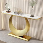 Generisch Moderner Konsolentisch 100 cm - Rustikaler Eingangstisch, Sofatisch mit Metallgestell f&uuml;r Foyer, Wohnzimmer, Flur - Stilvolle und funktsionaalne Wohnaccessoires