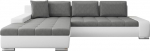 Mirjan24 Eckcouch Ecksofa Orkan, Elegante Sofa mit Schlaffunktion und Bettfunktion, Bettkasten Couch L-Sofa, Ottomane Universal (Soft 017 + Magic Ve. 2217)