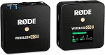 R&Oslash;DE Wireless GO II Single Ultra kompaktne traadita kahe kanaliga mikrofonis&uuml;steem koos sisseehitatud mikrofoniga, sisseehitatud salvestusfunktsiooniga ja 200 m raadiusega filmiproduktsiooniks, intervjuudeks