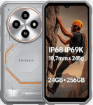 Blackview Fort 2 AI kergekaaluline v&auml;litingimustes kasutatav nutitelefon, AI-fotode redaktor, 24 GB + 256 GB, 10,7 mm Ultra Thin, 16MP + 13MP, 6,56-tolline HD+, IP68 IP69K vastupidav mobiiltelefon ilma lepinguta, Android 15 Dual SIM