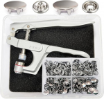 RERI Pressn&ouml;&ouml;bid koos tangidega, 80 komplekt h&otilde;bedast trikotaaži pressn&ouml;&ouml;bid, metall, pressn&ouml;&ouml;pide komplekt koos tangidega, &otilde;mblustarvikud, n&ouml;&ouml;bid &otilde;mblust&ouml;&ouml;riistadeks, Jessey n&ouml;&ouml;bid, beebidele, laster&otilde;ivastele, &otilde;mblemine