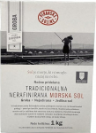 Traditsiooniline joodimata joodimata rafineerimata meresool (1kg kott) - Puhas orgaaniline ja rafineerimata meresool - Hea toiduvalmistamiseks ja lauasoolaks (35 oz) (1)