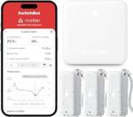 SwitchBot WLAN &otilde;huniiskusem&otilde;&otilde;tja Thermometer Indoor Outdoor 3 Pack koos Hub Mini, IP65 veekindel temperatuuri ja &otilde;huniiskuse andur koos rakenduse teavitamise ja tasuta andmete salvestamisega