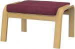 Soferia Stool Cover Compatible with Po&auml;ng Stool Cover Stool Throw Water-Repellent Stain Protection Softi Red Bordeaux