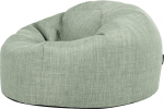 Icon Kingston Bean Bag, Sage Green, Fabric for Indoor and Outdoor Use, Bean Bag Adult with Filling, Lounge Chair, Garden, Patio, Living Room, Living Room Furniture
