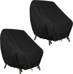 GARPROVM Kaitsekate aiatoolidele, 2 t&uuml;kki, aiam&ouml;&ouml;bli kate 89 x 97 x 74 cm, kate tugitoolile, tooli kate, ilmastikukindel Oxfordi kangas, aiam&ouml;&ouml;bli kattekate r&otilde;dutoolidele,