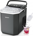 EUHOMY j&auml;&auml;kuubikute tegija, 9 kuubikut 6 minuti jooksul, kuulij&auml;&auml;tise tegija, 2 kuubiku suurust, roostevabast terasest j&auml;&auml;masin t&ouml;&ouml;laua jaoks, 12kg/p&auml;evane j&auml;&auml;kuubikute tegija, must, koju/k&ouml;&ouml;ki/kontorisse/veoautosse