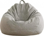 Eco Indoor Bean Bag Regranulate t&auml;itmisega, Pouf, l&otilde;&otilde;gastav tool, istmepadi, p&otilde;randapadi, Bean Bag, 350 L, helehall