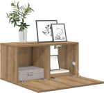 vidaXL TV-kappide komplekt Artisan Oak MDF Medium TV-kapp Ristk&uuml;likukujuline